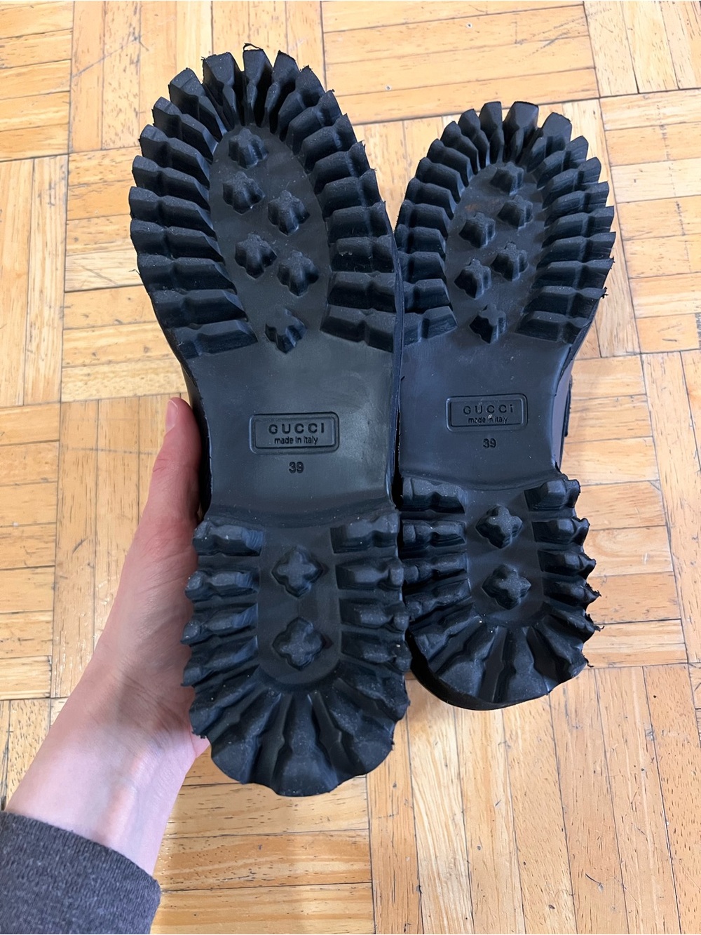 Gucci Black Leather Loafers - Picture 5 of 7